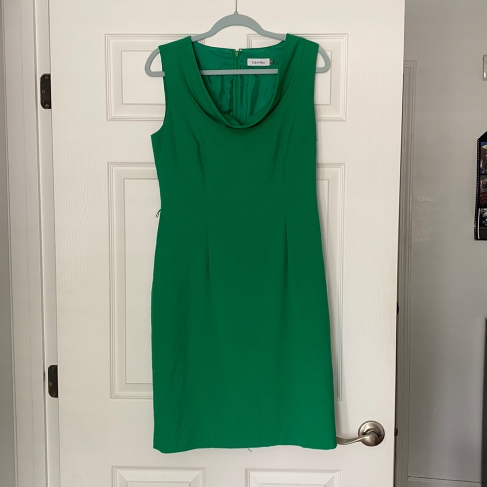Green CK dress